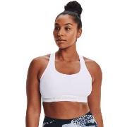 Under Armour BH Mid Crossback Sport Bra Hvit polyester X-Small Dame