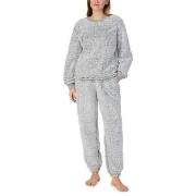 DKNY Chill In Style Top Jogger Set Grå polyester Medium Dame