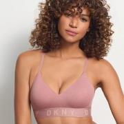 DKNY BH Cozy Boyfriend Wirefree Push-Up Bra Rød X-Large Dame