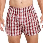 Jockey Woven Poplin Boxer Shorts Rød Mønster  bomull Large Herre