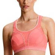Shock Absorber BH Ultimate Run Bra Rosa/Hvit polyamid H 85 Dame