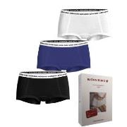 Björn Borg Truser 3P Everyday Cotton Boxer Shorts Svart/Blå bomull X-S...