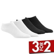 Damella Strømper 4P Ankle Socks Svart/Hvit Str 39/42 Dame
