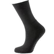 Trofe Cotton Antislip Sock Strømper 2P Svart Str 35/38 Dame