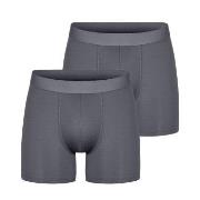 Bread and Boxers Active Boxer Brief 2P Grå polyester Medium Herre