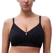 Chantelle BH EasyFeel Wirefree Support Bra Svart nylon C 95 Dame