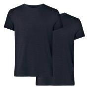 Resteröds 2P Organic Cotton Crew Neck Marine økologisk bomull Small He...