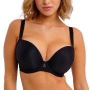 Freya BH Fascinate UW Moulded Plunge T-Shirt Bra Svart E 65 Dame