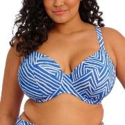 Elomi Fiji Falls Plunge Bikini Top Hvit/Blå F 85 Dame