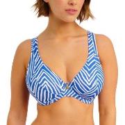 Freya Fiji Falls High Apex Bikini Top Hvit/Blå D 80 Dame