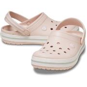Crocs Crocband Unisex Hvit/Rosa US M7/W9 (EU 39-40)