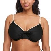 Swegmark Bahamas Bikini Underwire Bra Svart m Beige D 80 Dame