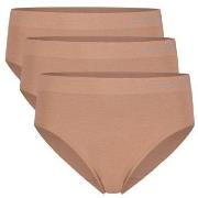 Bamboo basics Truser 3P Belle Seamless Full Brief Lysbrun  Medium Dame