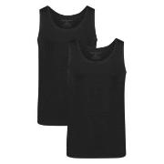 Bamboo basics 2P Stef Singlet Svart X-Large Herre