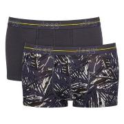 Sloggi 2P For Men Start Hip Gråmelerad bomull XX-Large Herre