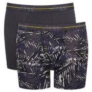 Sloggi 2P Men Start Short C2P Gråmelerad bomull XX-Large Herre