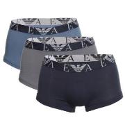 Armani Cotton Knit Boxer Trunk 3P Ubestemt Farge bomull Small Herre