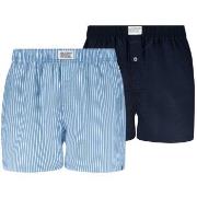 Levis 2P Men Woven Boxer Marine/Blå bomull Large Herre