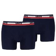 Levis 2P Sportswear Logo Base Boxer Marine bomull Medium Herre