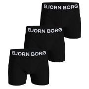 Björn Borg 3P Organic Cotton stretch Boxer Svart Small Herre
