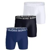 Björn Borg 3P Sports Microfiber Boxers Mixed polyester X-Large Herre