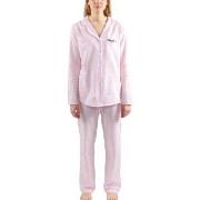 Esprit Calista Flannel Pyjamas Set Hvit/Rosa bomull 36 Dame