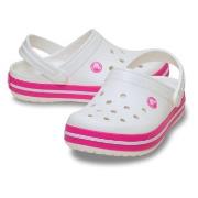 Crocs Crocband Clog Kids Rosa/Hvit US J3 (EU 34-35) Barn