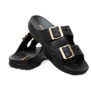 Crocs Saturday Metallic Buckle Sandal Svart not spec US W9 (EU 39-40) ...