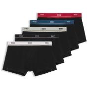 BOSS 10P Essential Trunks Svart bomull Large Herre