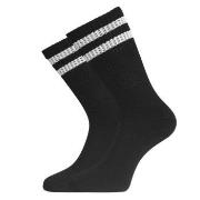 Bamboo basics Strømper 2P Senna Outdoor Quarter Socks Svart/Hvit Str 4...