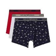 Armani Logo Boxer With Long Leg 3P Multi-colour-2 bomull Medium Herre