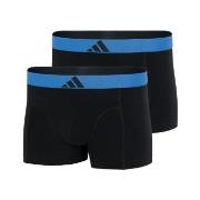 adidas 2P Active Flex Cotton Body Trunk Svart/Blå bomull Small Herre
