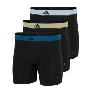 adidas 3P Active Micro Flex Boxer Brief Svart/Gul polyester Medium Her...