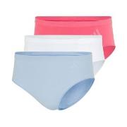 adidas Truser 3P Sport Active Seamless Hipster Blå/Rosa polyamid X-Lar...