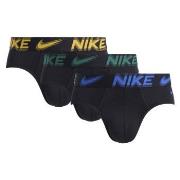 Nike 3P Dri-Fit Essential Micro Hip Brief Svart/Grønn polyester Large ...