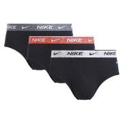 Nike 3P Everyday Essentials Cotton Stretch Hip Brief Hvit bomull X-Lar...