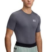 Under Armour HeatGear SS Compression Shirt Grafit Small Herre