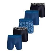 Björn Borg 5P Sports Microfiber Boxer Trunks Blå polyester X-Large Her...