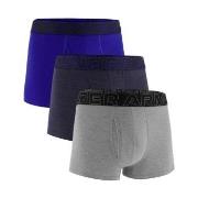 Under Armour 3P Performance Cotton Solid 3in Boxers Grå/Blå Medium Her...