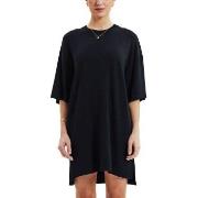 Bread and Boxers T-Shirt Dress Svart viskose X-Small Dame