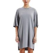 Bread and Boxers T-Shirt Dress Grå viskose Small Dame
