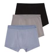 Bread and Boxers Boxer Briefs 3P Svart/Blå økologisk bomull X-Large He...