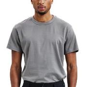 Bread and Boxers Pima Cotton Crew Neck Grå økologisk bomull Medium Her...
