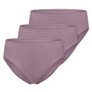 Schiesser Truser 3P Essentials Cotton Briefs Fiolett bomull 46 Dame