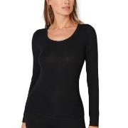 Schiesser Personal Fit Long Sleeve Shirt Svart Large Dame