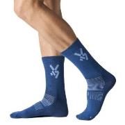 Sege Glide Light Wool Ski Socks Strømper Marine/Blå Str 43/45