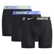 Nike 3P Essentials Micro Boxer Brief 241 Svart/Blå polyester 2XL Herre