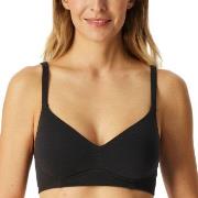 Schiesser BH Unique Cotton Soft Bra Svart bomull A 80 Dame