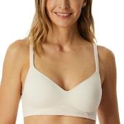 Schiesser BH Unique Cotton Soft Bra Krem bomull A 85 Dame