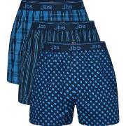 JBS 3P Organic Cotton Boxershorts Blå/Blå økologisk bomull 3XL Herre